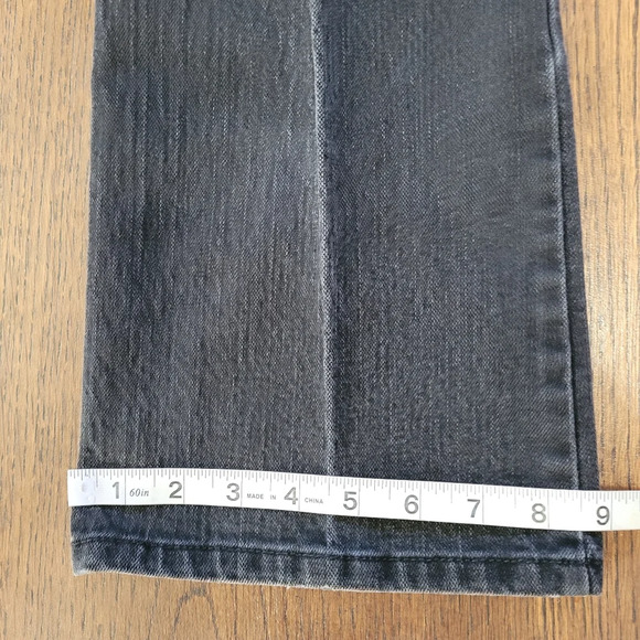 Simply Vera Vera Wang Faded Black Mid-rise Bootcut Jeans Size Women's 8 - Picture 9 of 11
